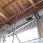 大工小屋の新設!!⑱自動シャッター取り付け