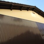 板金の外壁塗装と波板囲い🖼